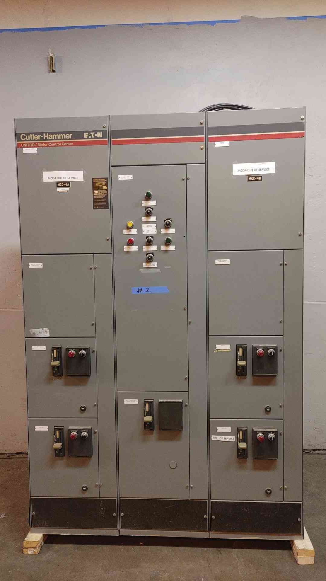 Cutler-Hammer Unitrol Motor Control Center 6AF1221274-D 480V 3PH (103213)(103213)
