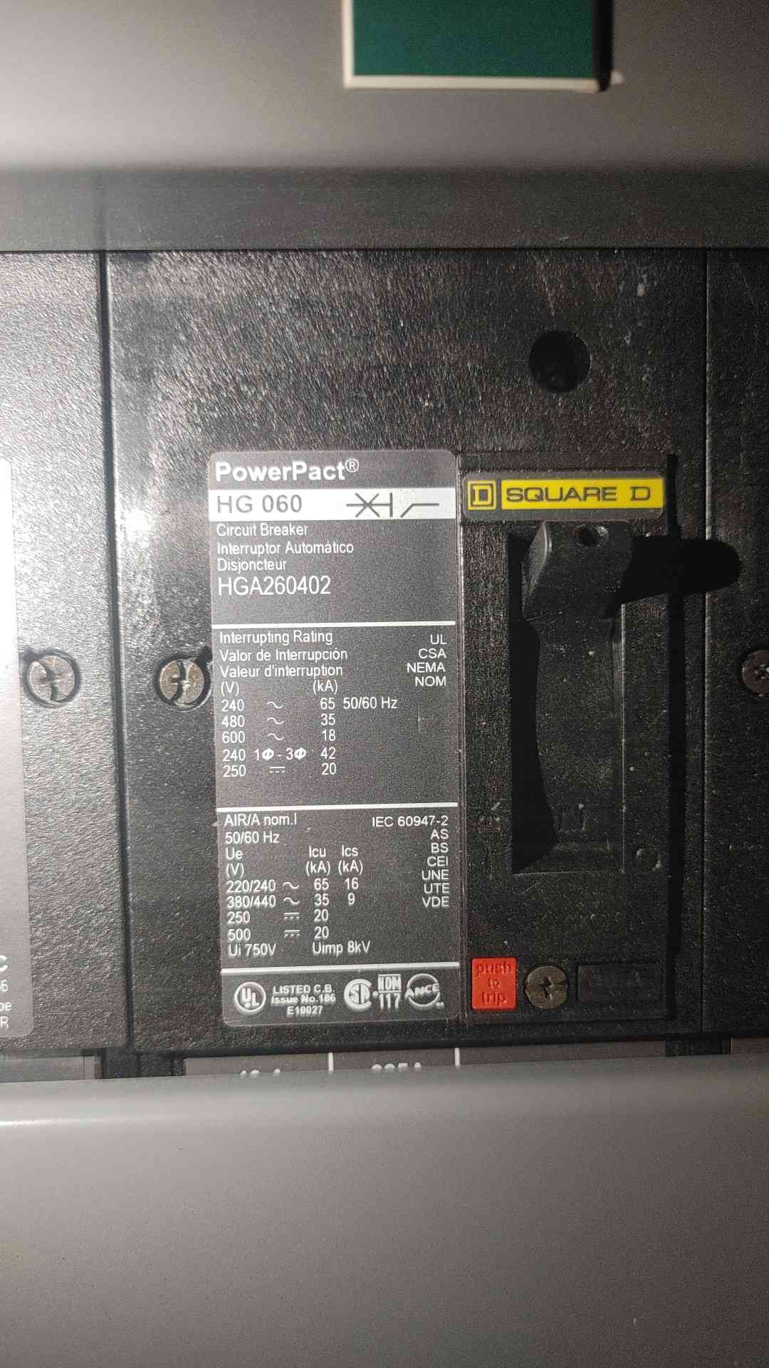 Powerpact HG060 HGA260402(104186)