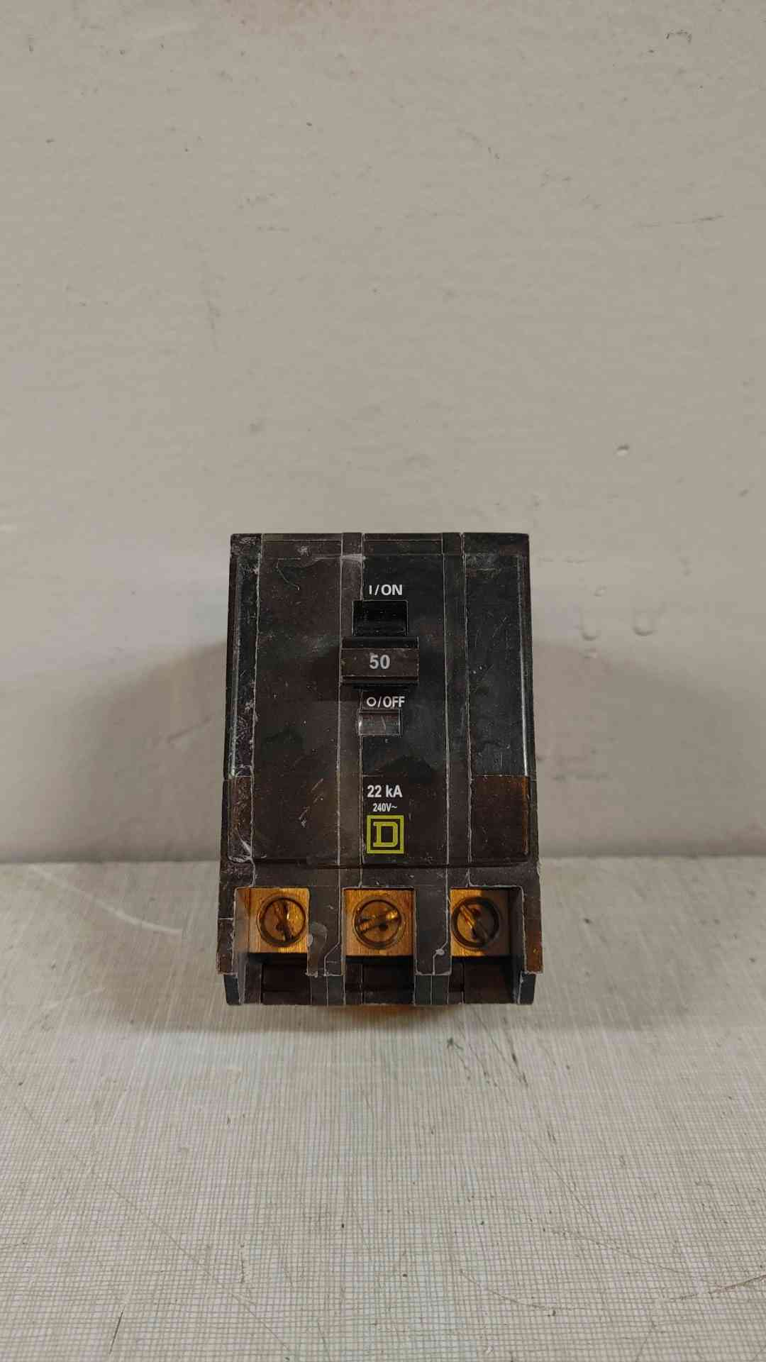 Square D 50A 3 Pole Circuit Breaker 22KA 240V