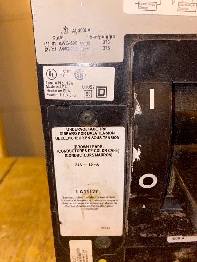 Square D, LHL3640030DC1616, 400A(S6LLST1314)