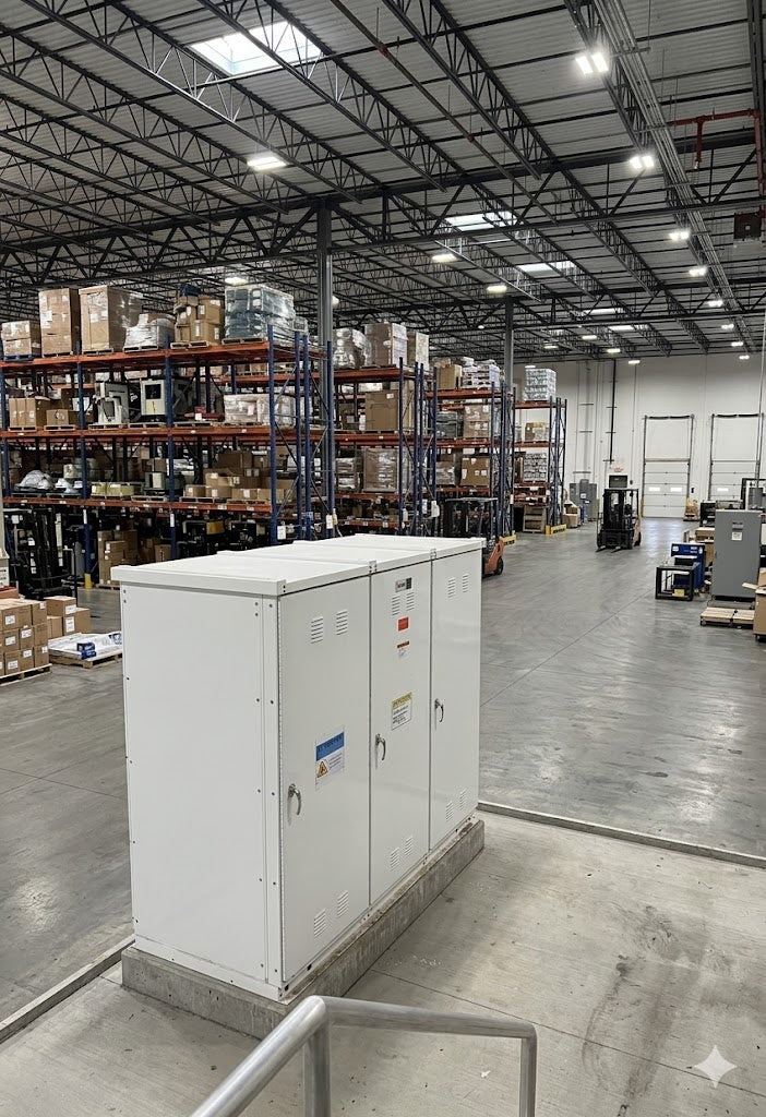 IEM 4000 Amp Main Switchboard 3-Section NEMA 3R Outdoor 416Y/240V 3PH 4W 2x ABB 2000A E2