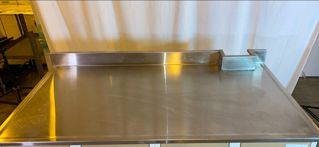 5' Metal Lab Casework w/ Stainless Steel Top & Backsplash(S6LLST2276)