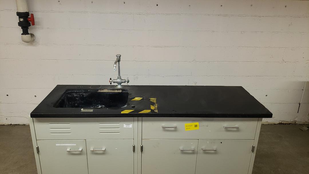 69" St Charles Black Epoxy Sink Bundle(S6LLST7253)