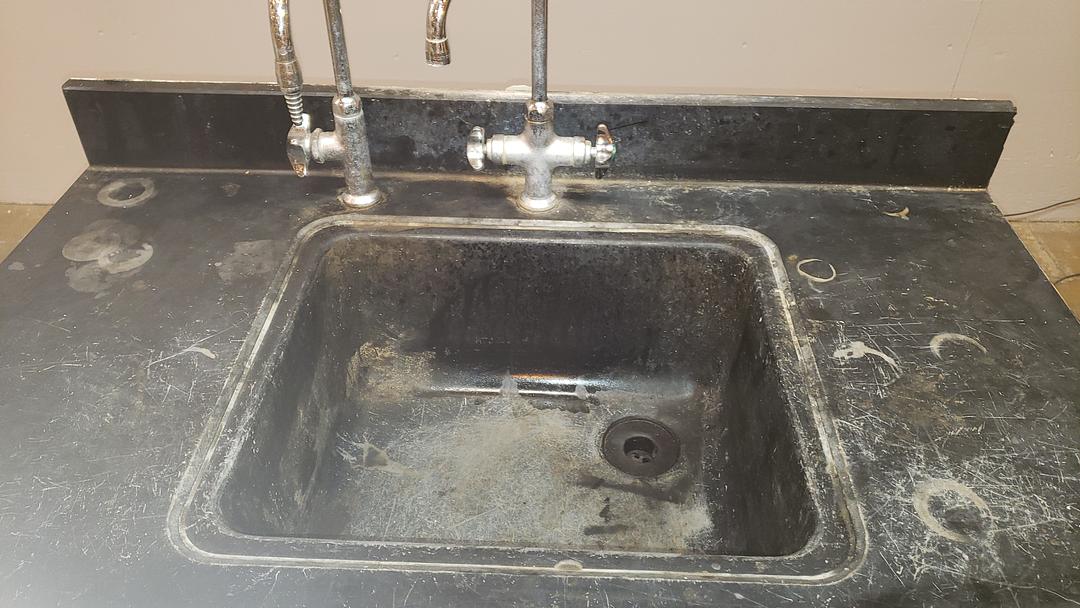 42" Duralab Black Epoxy Sink Bundle(S6LLST7615)