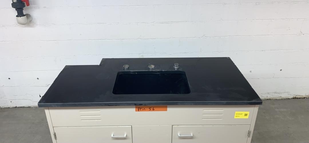 61" St Charles Black Epoxy Sink Bundle(S6LLST7093)
