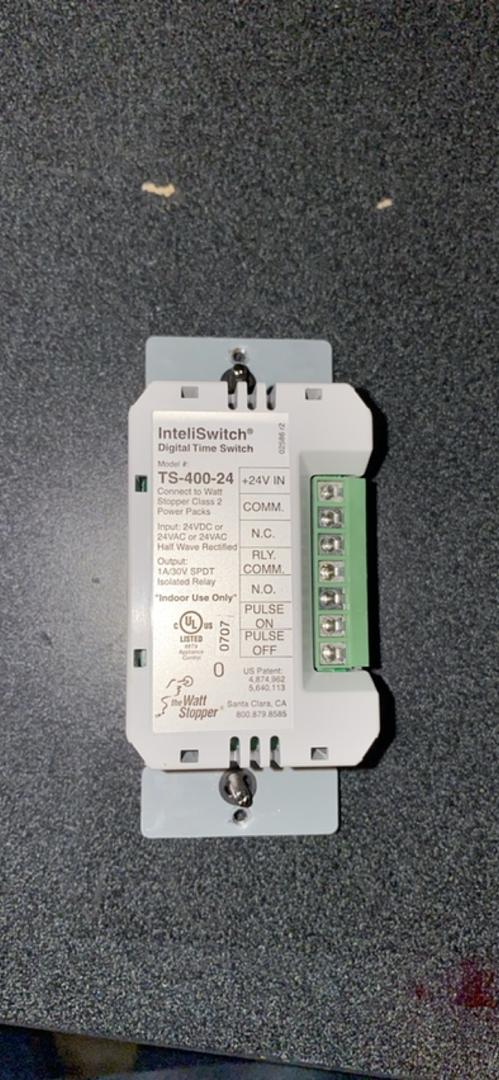 TS-400-24-W InteliSwitch Wattstopper Digital Time Switch(S6LLST4884)
