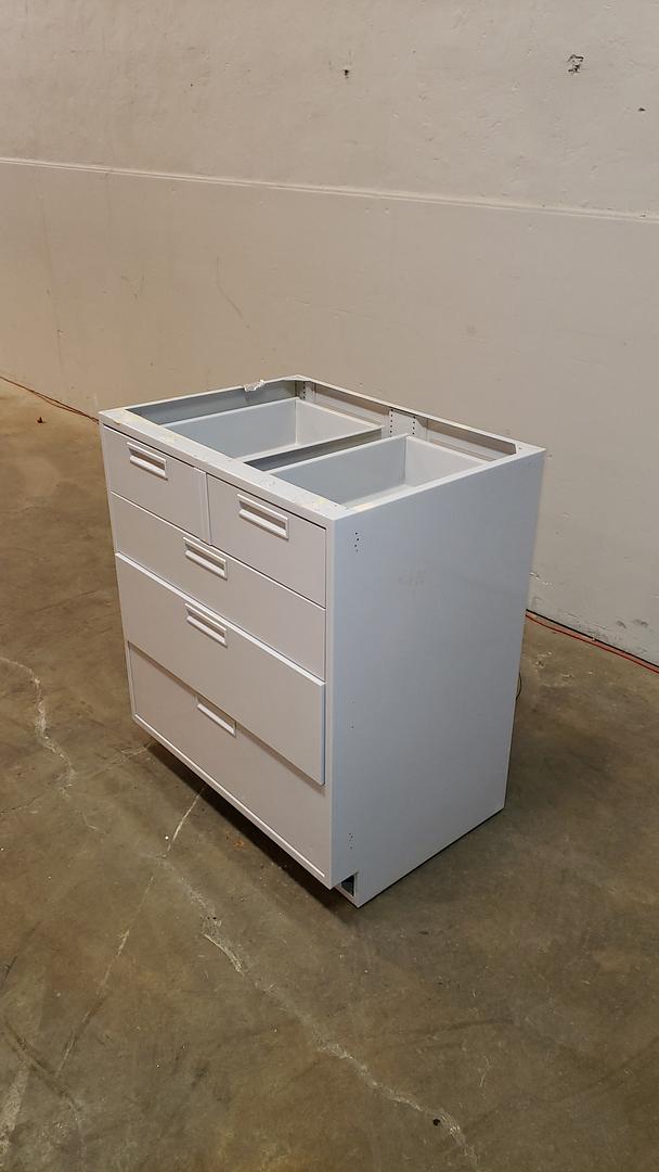 30" 5 Drawer Recessed Casework(S6LLST9937)