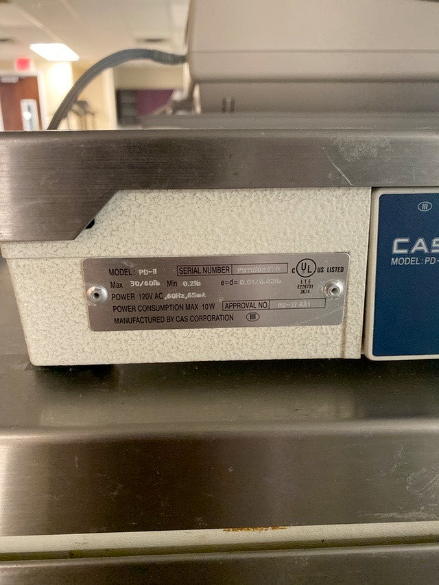 CAS PD-11 ECR Interface Scale from Cafeteria use(S6LLST1770)