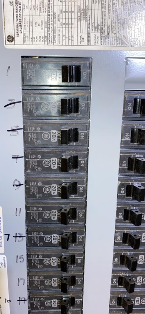225A GE Breaker Panelboard 208/120 Loaded 42 Pole(S6LLST4162)