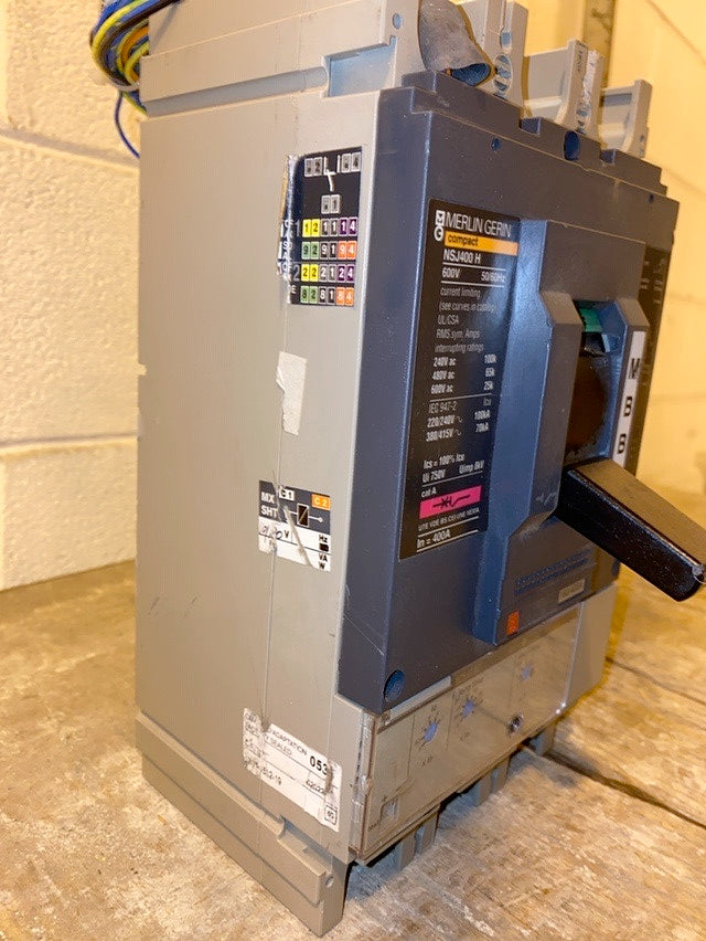 400A Merlin Gerin NSJ400 H Circuit Breaker(S6LLST1366)