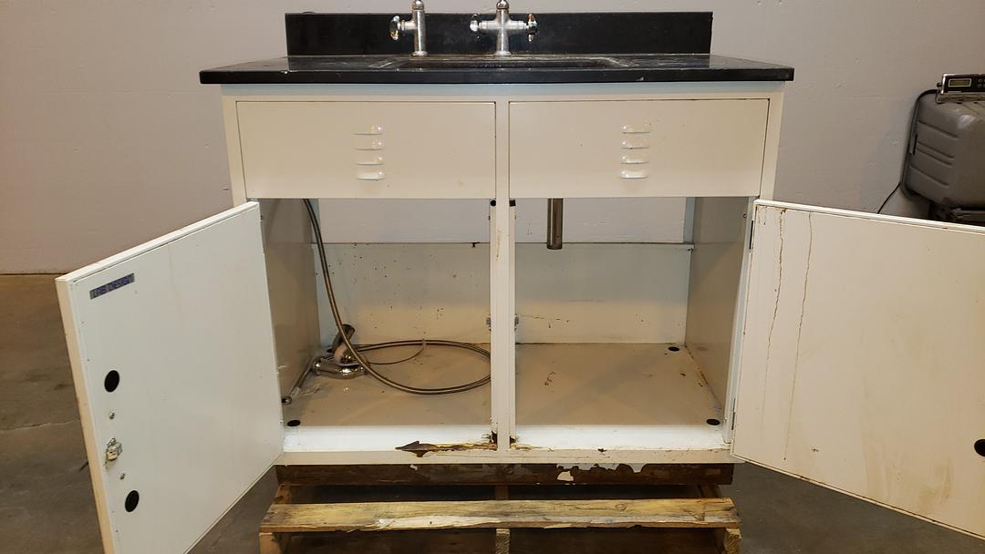 42" Duralab Black Epoxy Sink Bundle(S6LLST7615)
