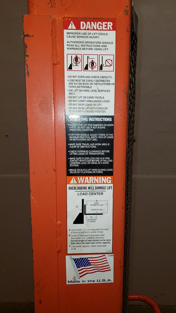 PRESTO LIFTS M866(S6LLST9833)
