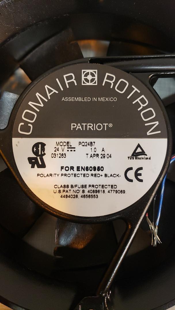 *Pickup Only* Lot of 2 Comair Rotron Fan PQ24B7(S6LLST10652)