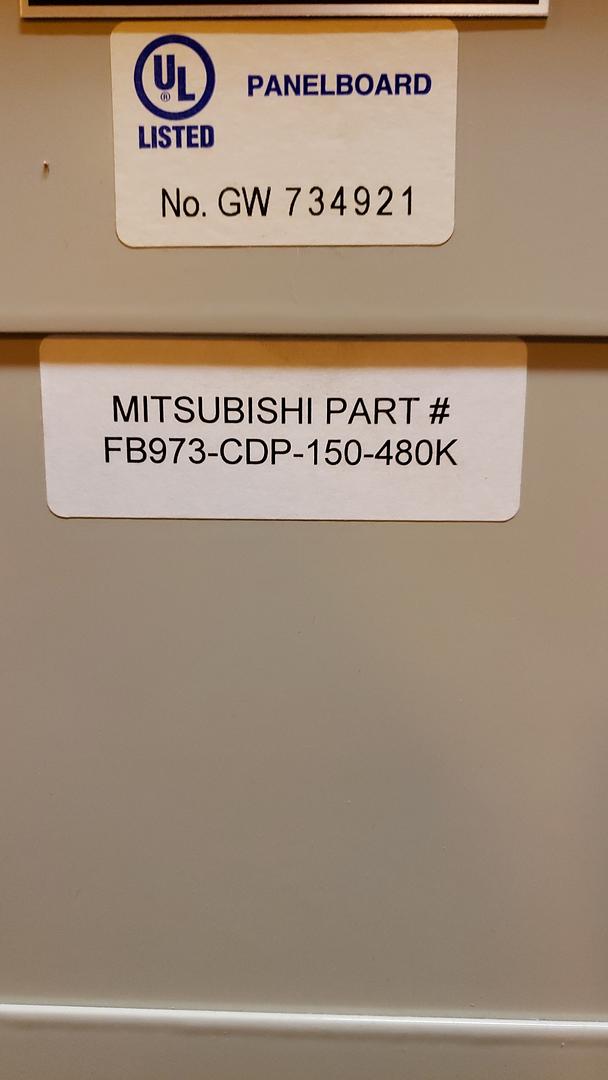225A 480/277v Cutler Hammer Kinney MBP Bypass 3x 150A Breakers FD3150(S6LLST11291)