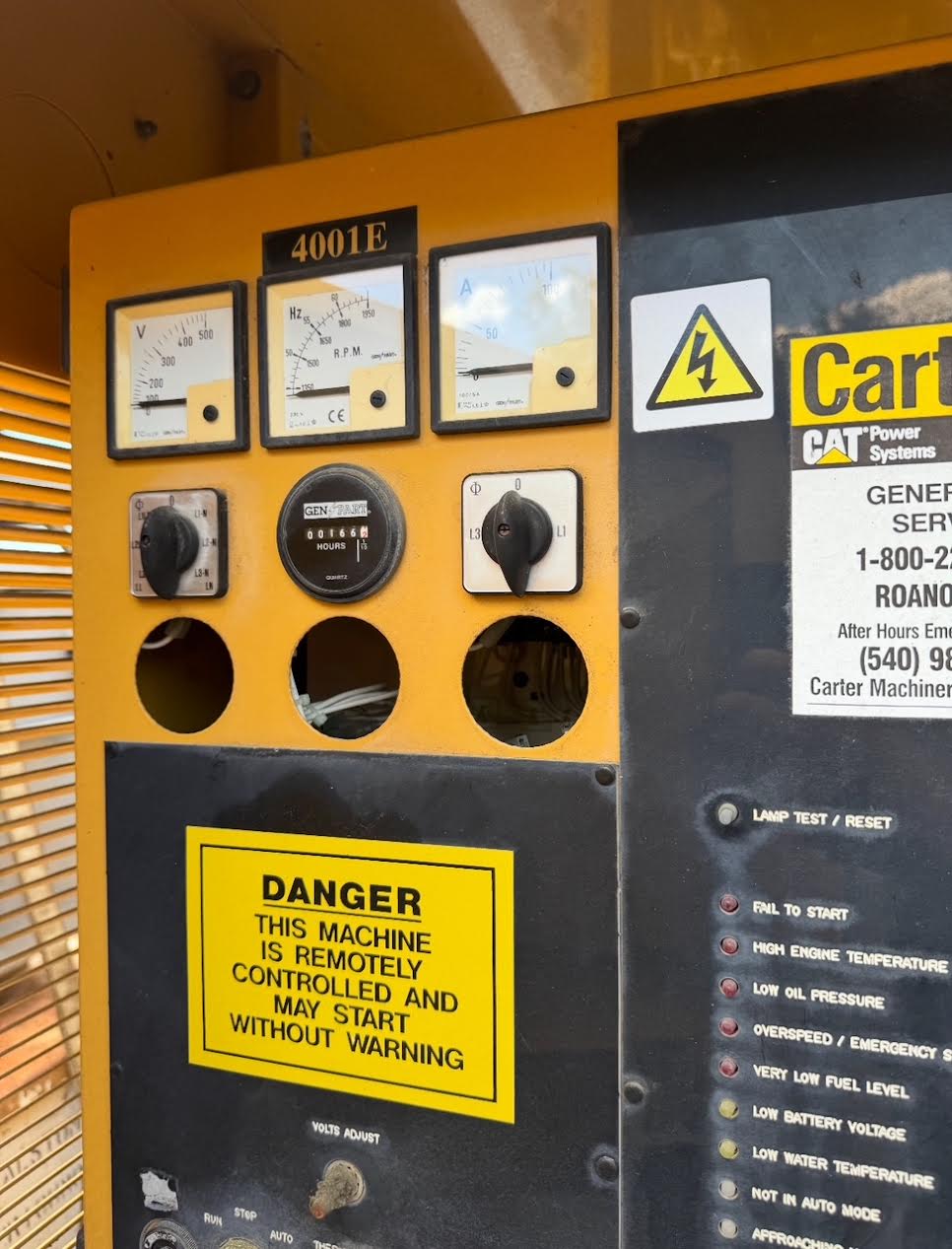 50KW Cat Olympian D50P1 Diesel Generator 1&3PH 480/277 100-600 Hrs