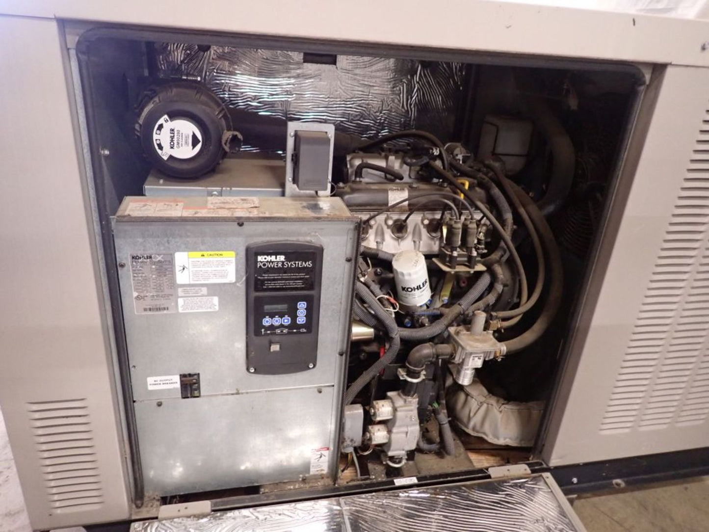 20KW 21KW Kohler 24RCL Nat Gas LP Standby Generator 1ph 240v (SKU: 110104)