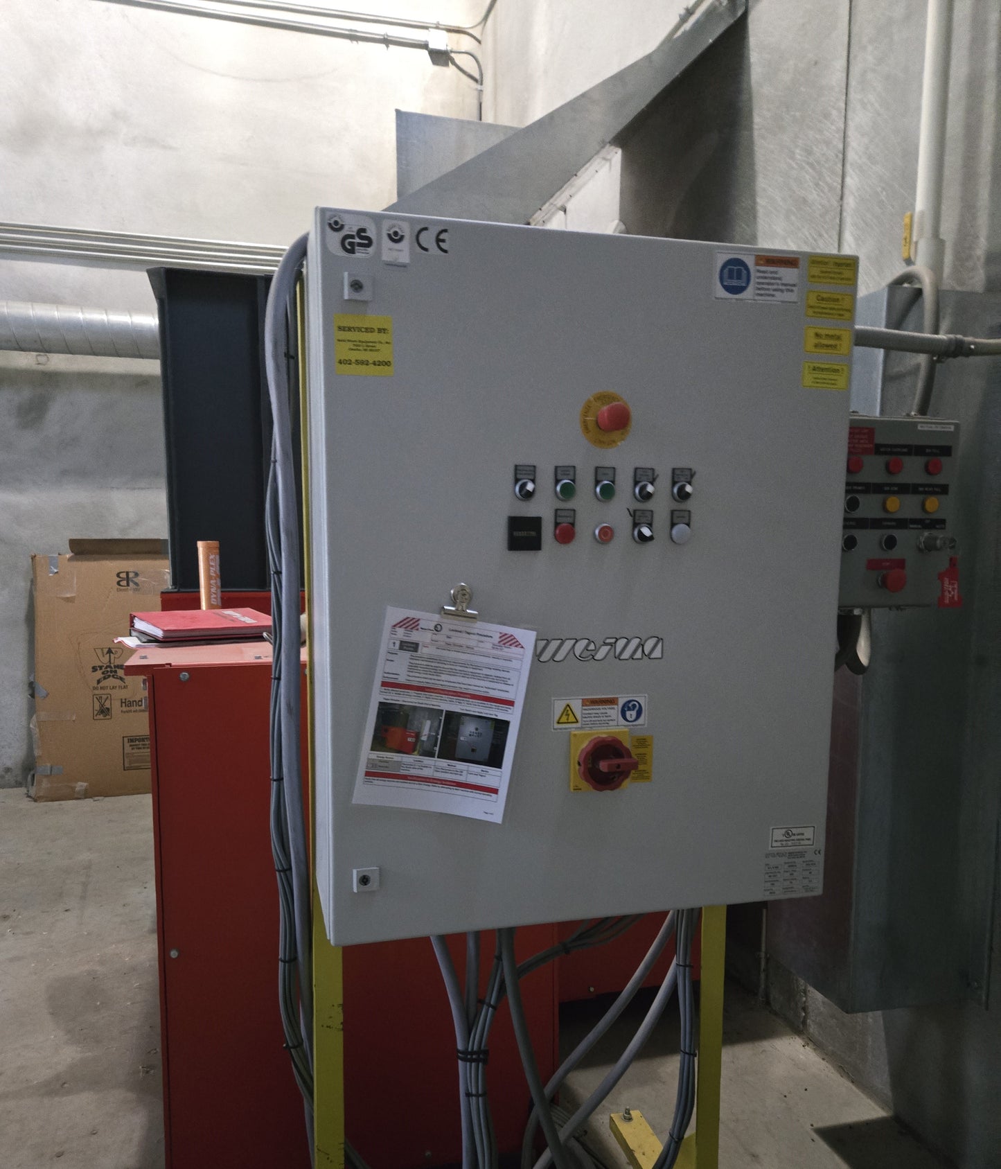 WEIMA WLK 800 Industrial Shredder & Hopper