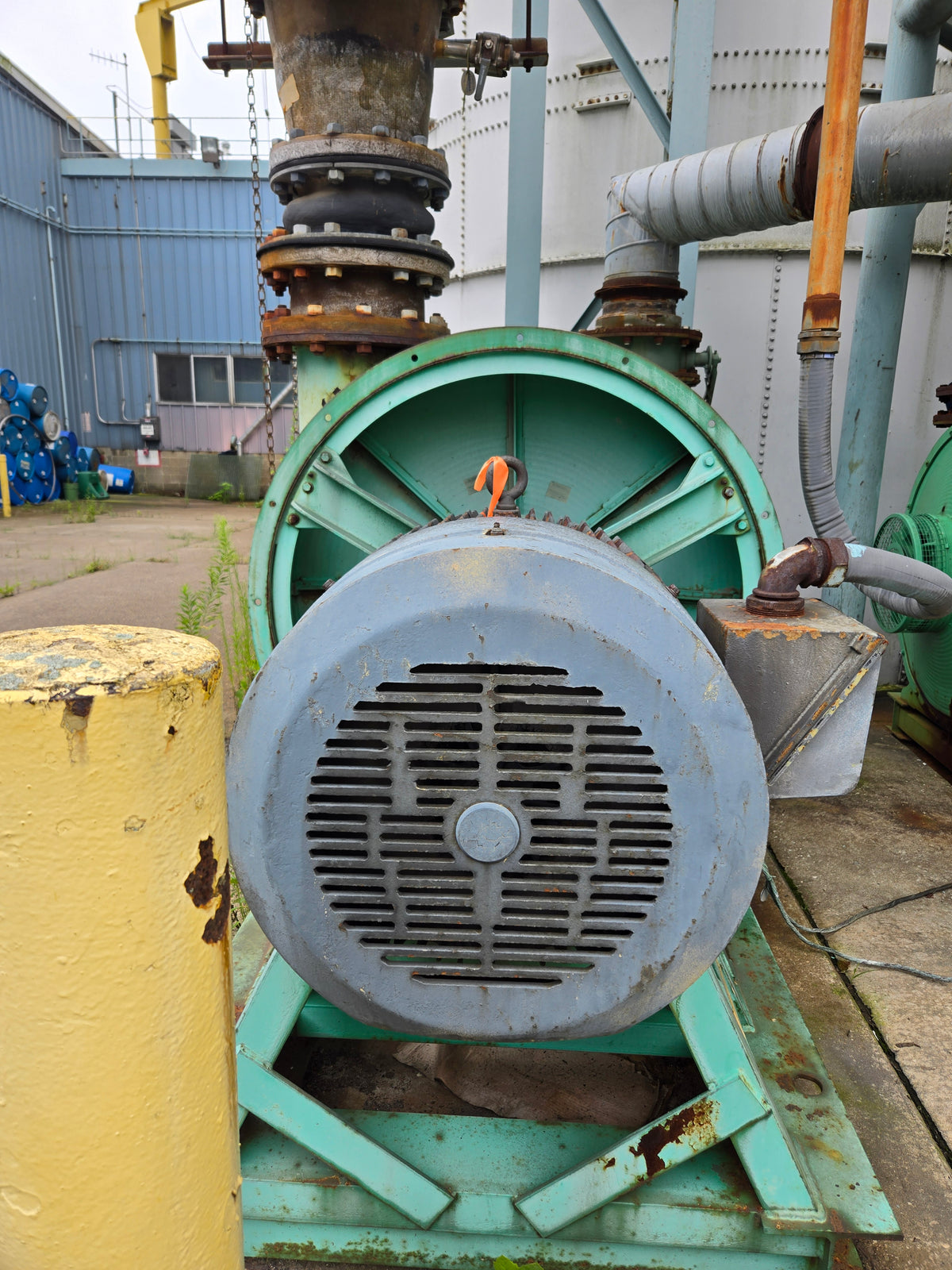 Spencer Turbine Centrifugal Blower Vacuum 150HP Reliance Motor 460V 3 Ph 445TS