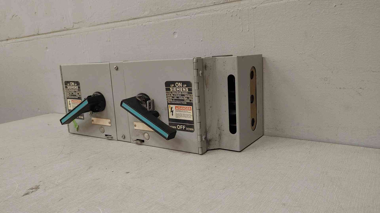 Siemens I-T-E 3 Pole Vacu-Break Switch 100A 3PH V7E3633(104833)