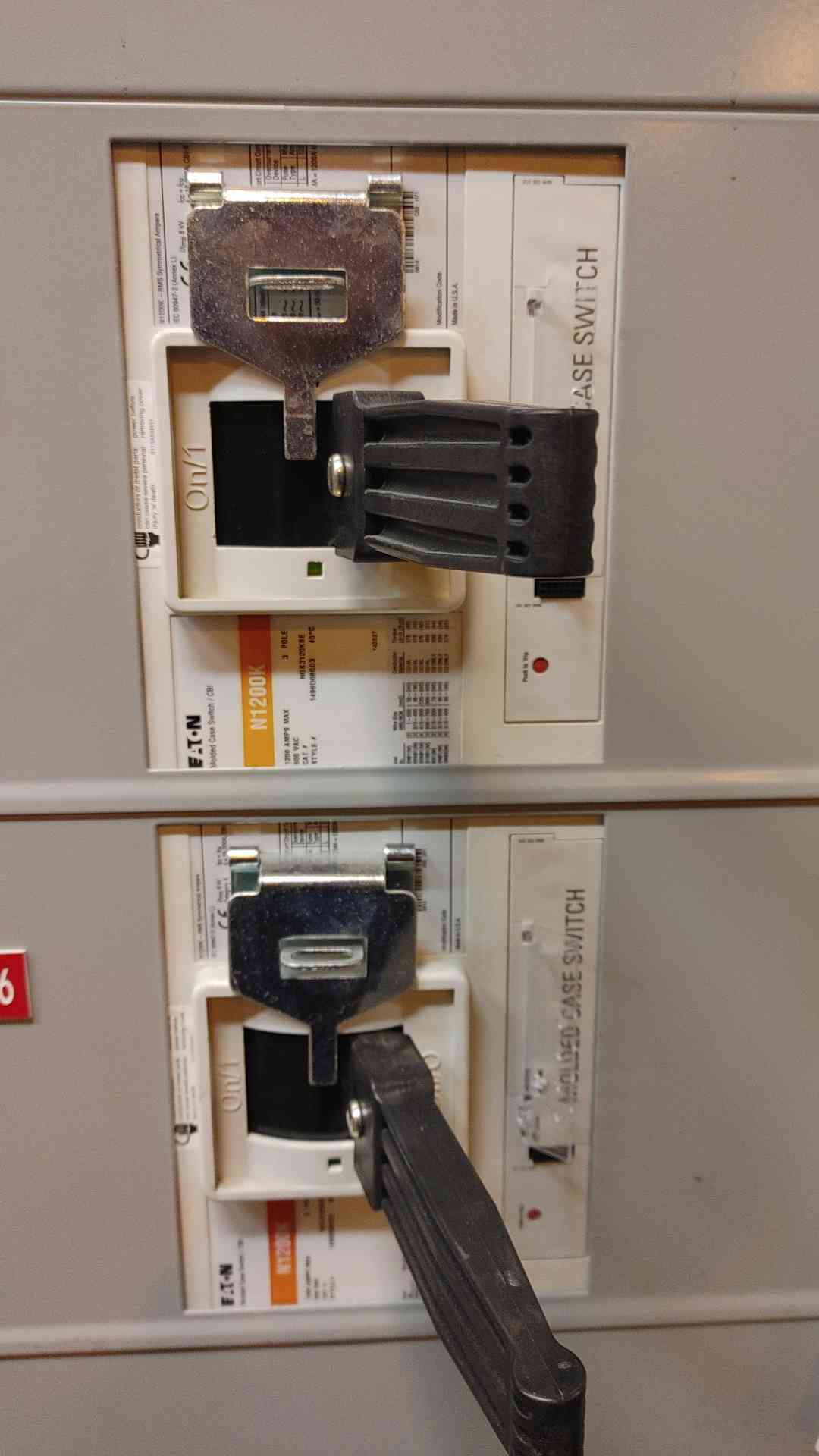 Eaton Pow-R-Line Switchboard 480VDC 3W 3PH 1200A 2x N1200K Breakers '14
