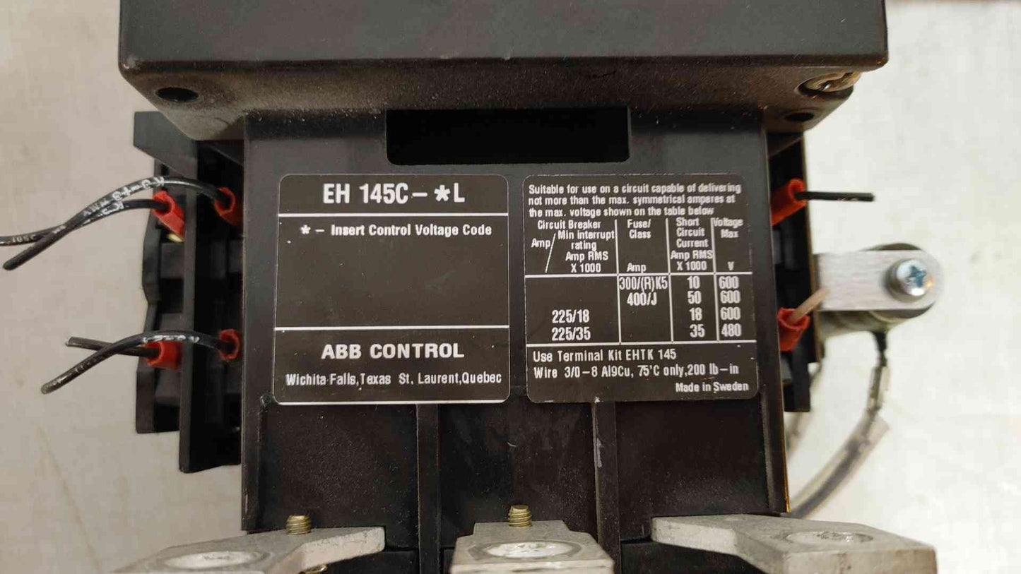 ABB 225A 2 Pole Circuit Breaker 600V EH145