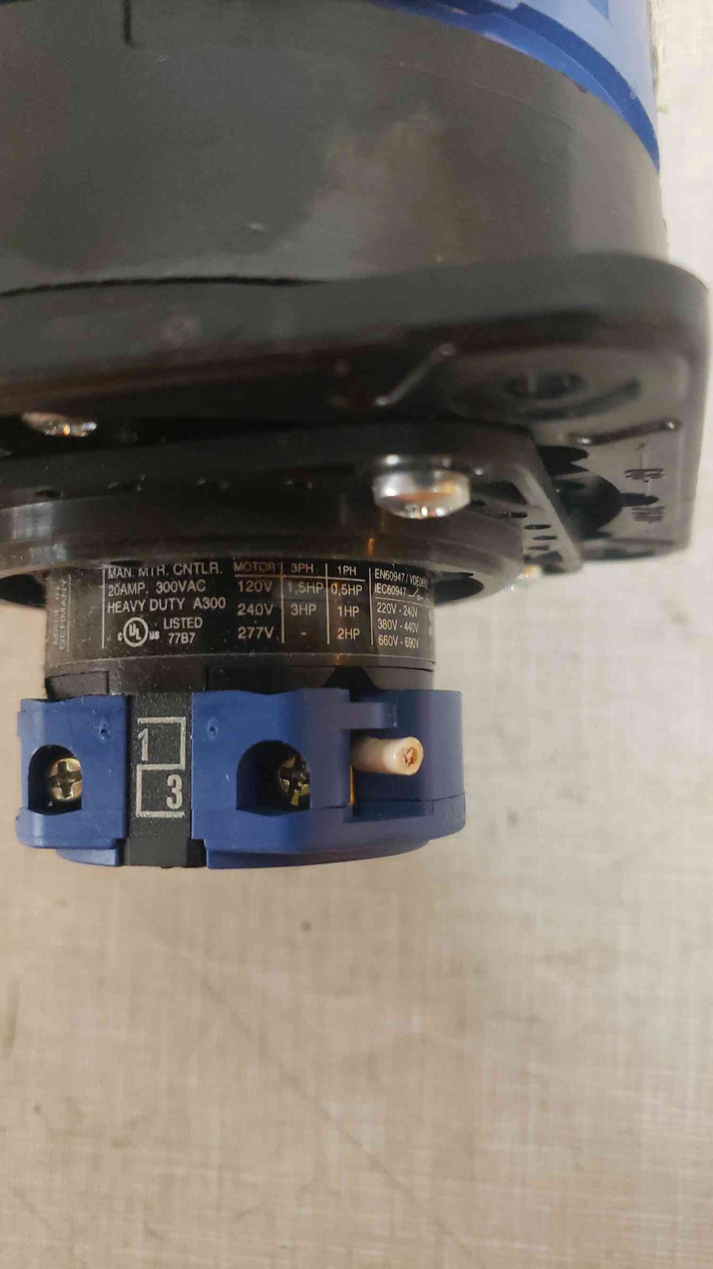 Kraus & Naimer 100A 600V A.C. UPS Control Switch (SKU: 107265)
