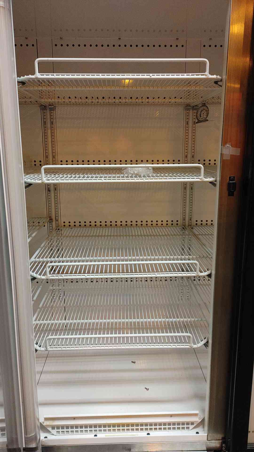 AS-IS '*Pickup ONLY* Hussman Upright Cooler Refrigerator 3 Glass Doors 115V 1PH BCH-68 AS-IS Trips Breaker