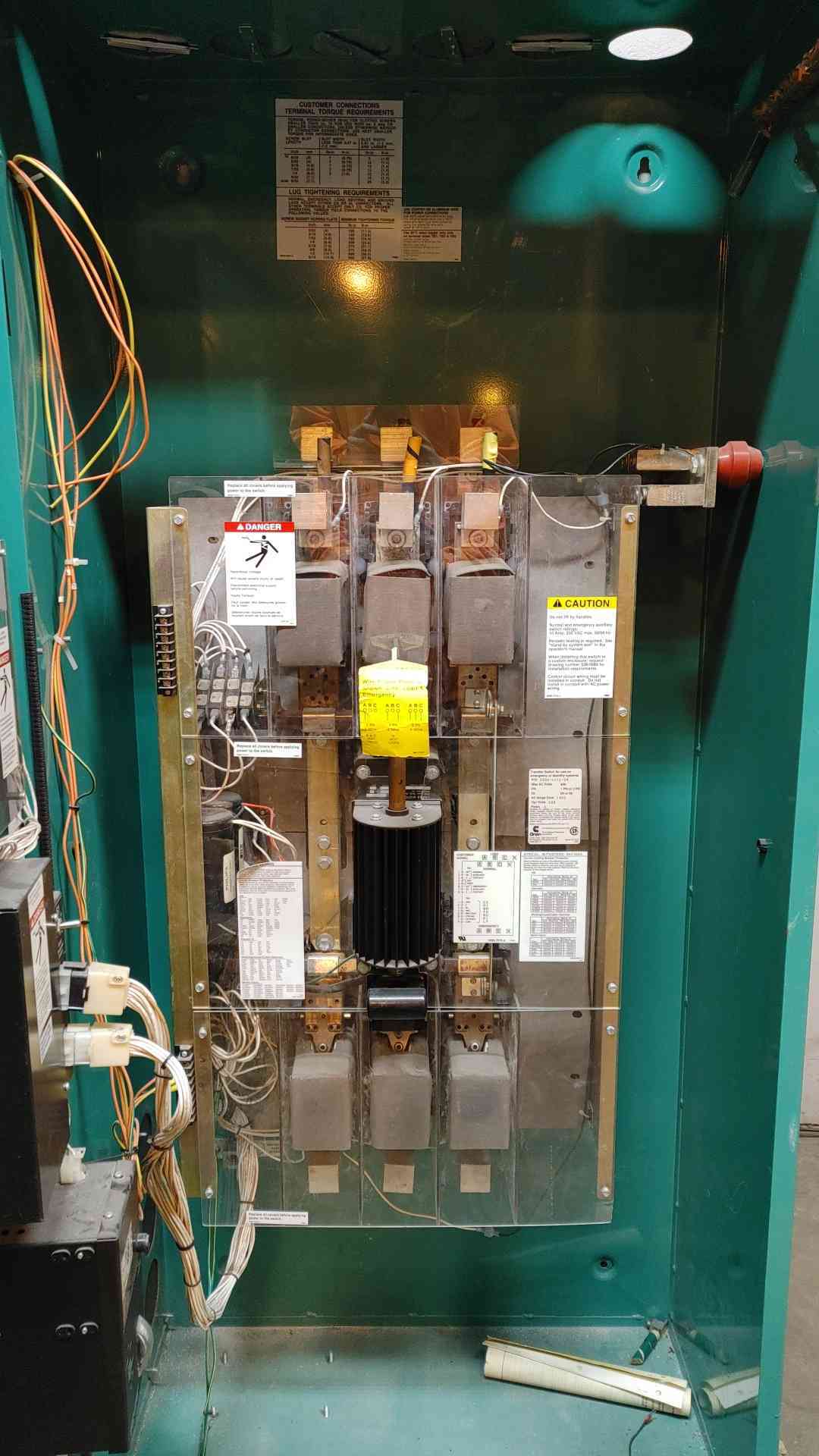 Onan 1000A PowerCommand ATS Transfer Switch 480V 3 Pole 0TPCD-4489506