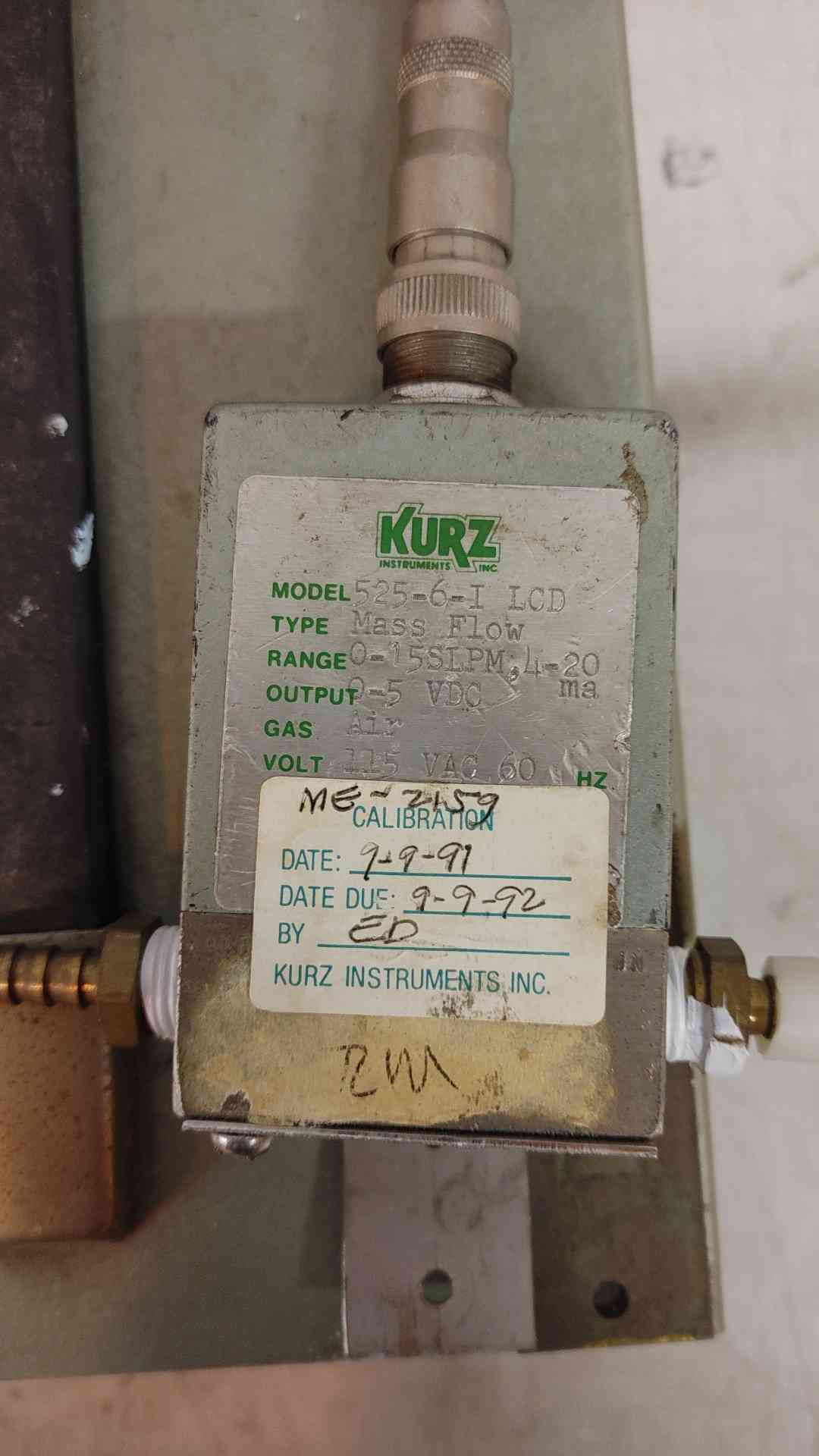 *Pickup Only* Kurtz Digital Mass Flow Meter 0-5VDC 115VAC 525-5 (108045)