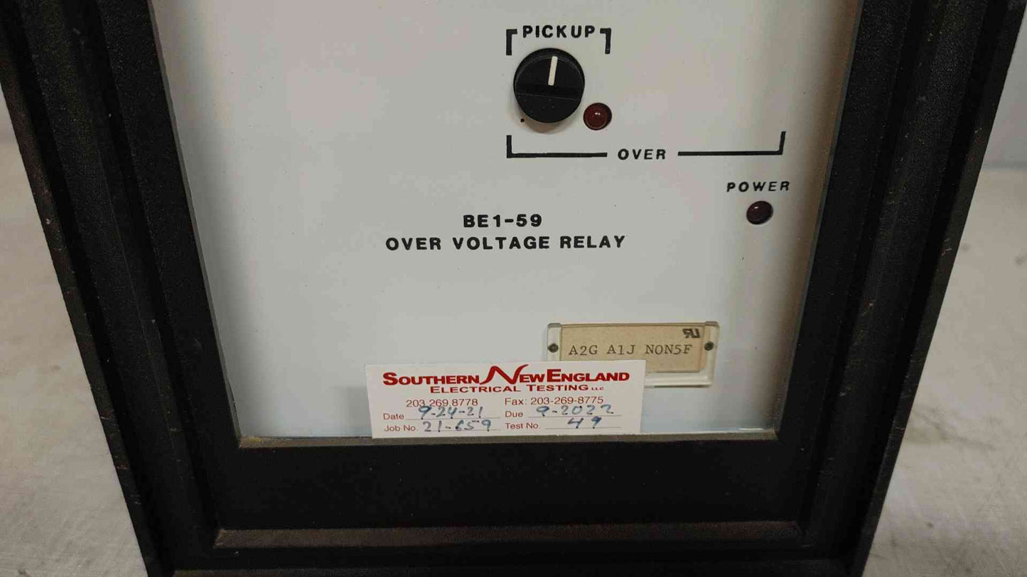Basler Electric Over Voltage Relay BE1-59 (SKU: 108259)
