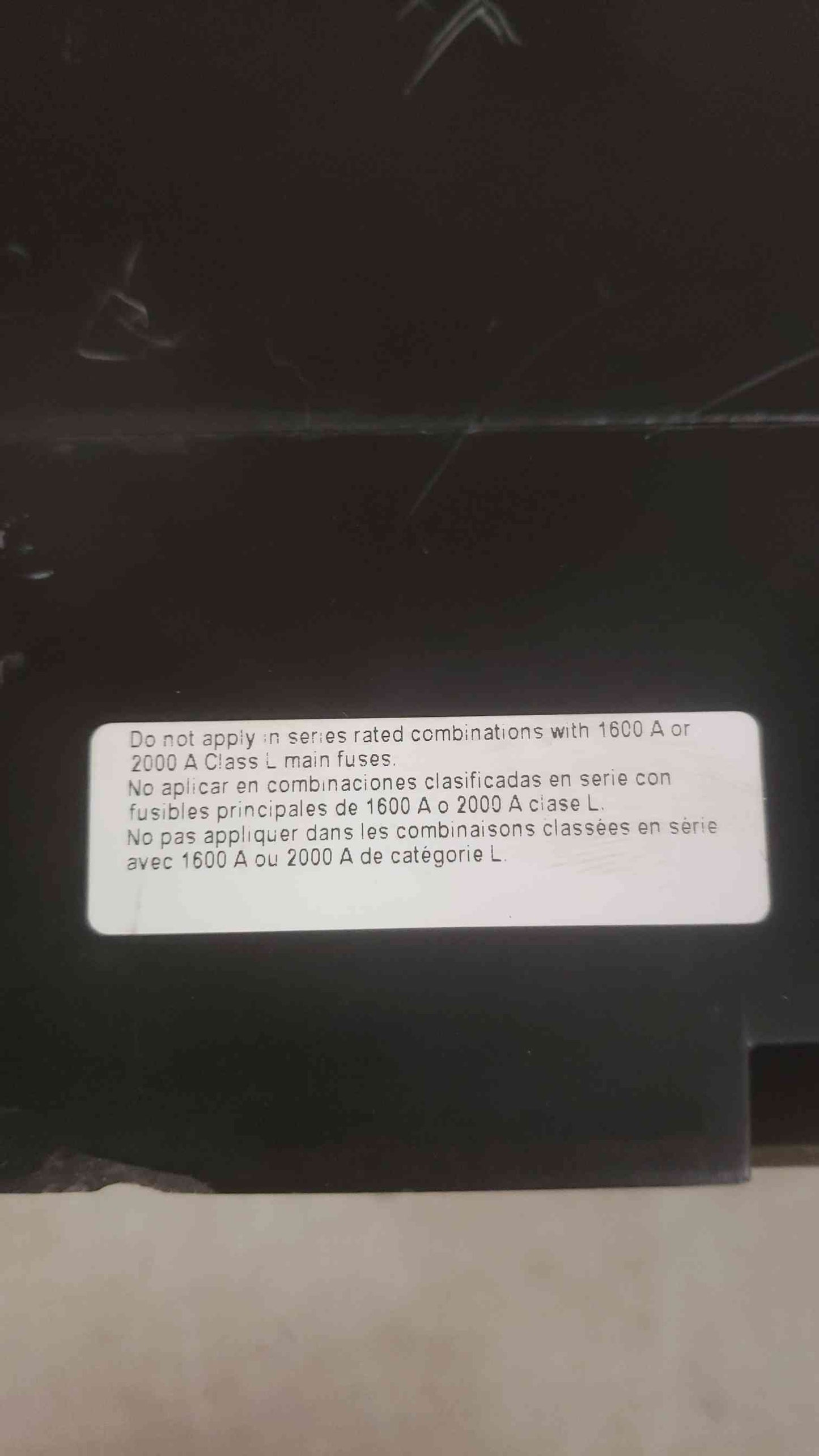 Square D 200A 600V 3 Pole Breaker LAP36200MB (SKU: 108413)