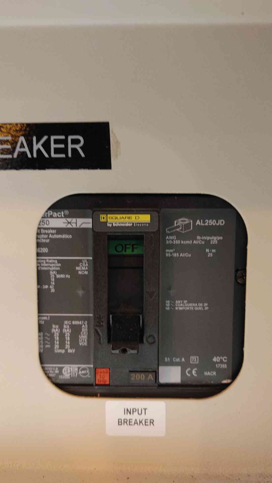 Transector 208VDC 52.5LVA 3PH 8BLX-75K(i)-700A/VS Bypass Power Conditioner (108827)