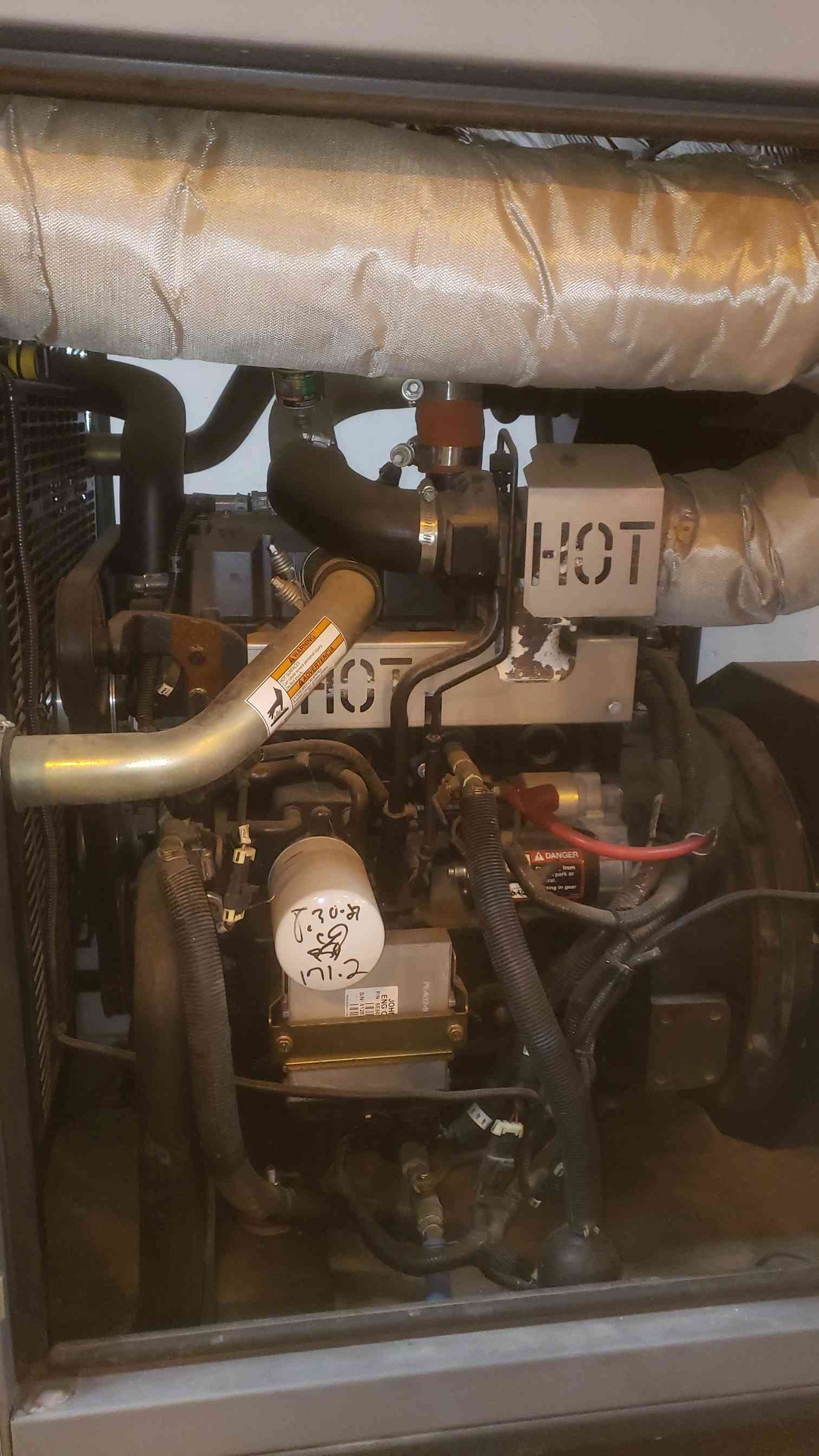 48KW Generac John Deere 4024 1PH Diesel Generator 1182 Hrs (SKU: 109756)