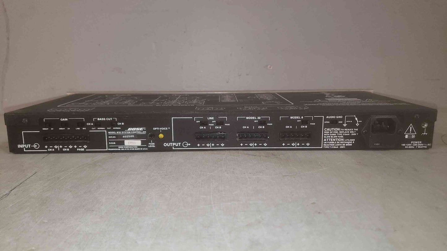 Bose 100-120V/220-240V~AC 7W FreeSpace System Controller 8/32 System Controller (SKU: 110006)