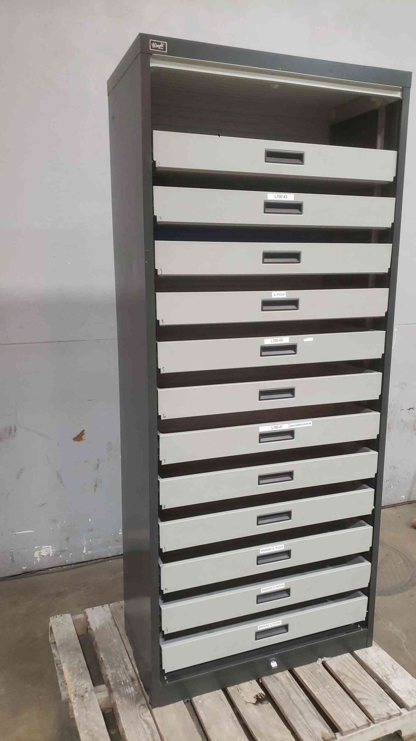 Wrightline 12 Drawer Metal Storage Cabinet (SKU: 111854)