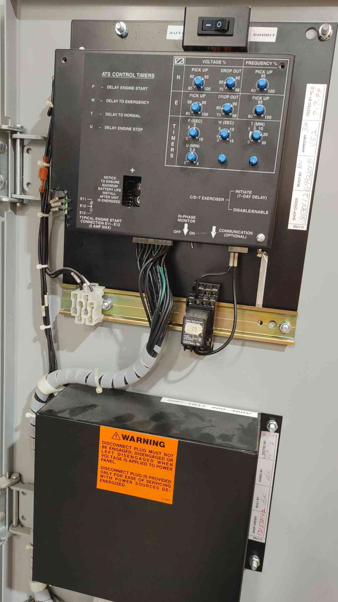 GE Zenith ZTG Series 225A 480V 3PH Automatic Transfer Switch ATS ZTGK22EC-7(SKU: 112948)