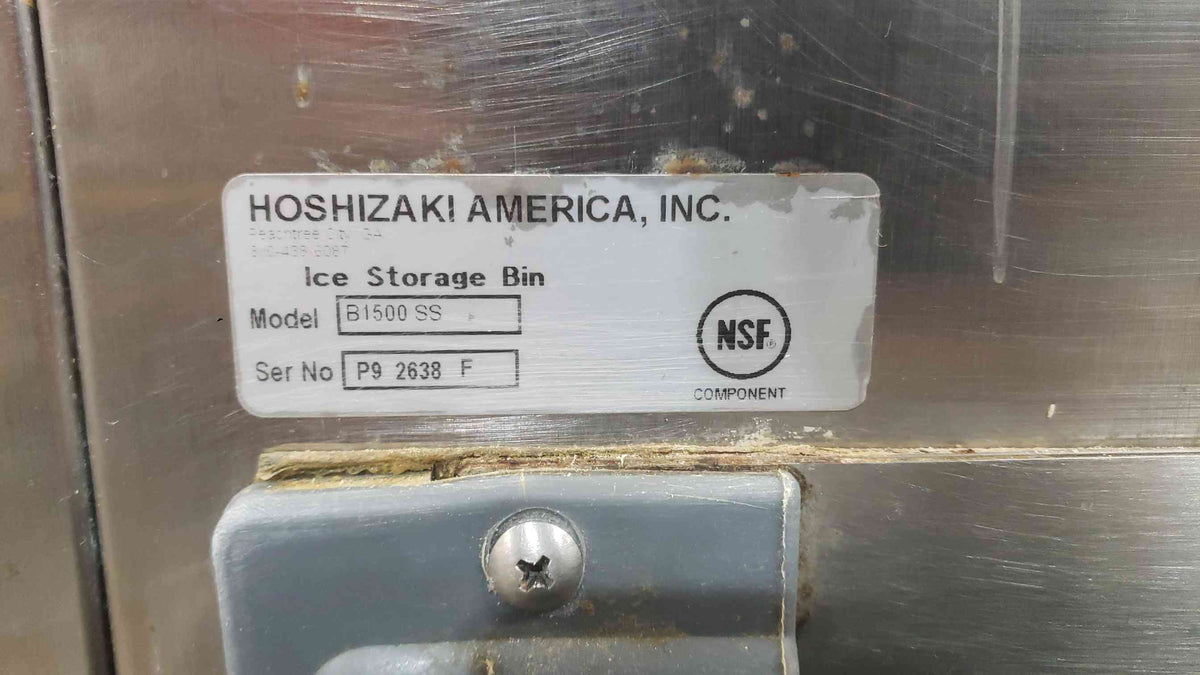Hoshizaki B-1500SS 60" Stainless Steel Ice Storage Bin - 1,500 lb Capacity (SKU: 113258)
