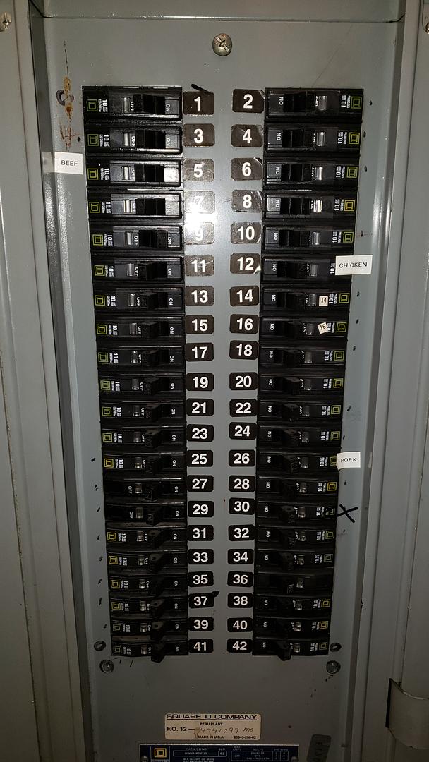 225A Square D NQOD 3PH w/ Main Loaded(S6LLST11868)