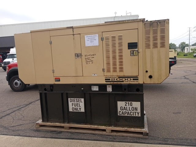 60KW Generac Mitsubishi SD060 Diesel Generator 1ph 120/240 '03 26.4Hrs. TESTED (SKU: 110688)