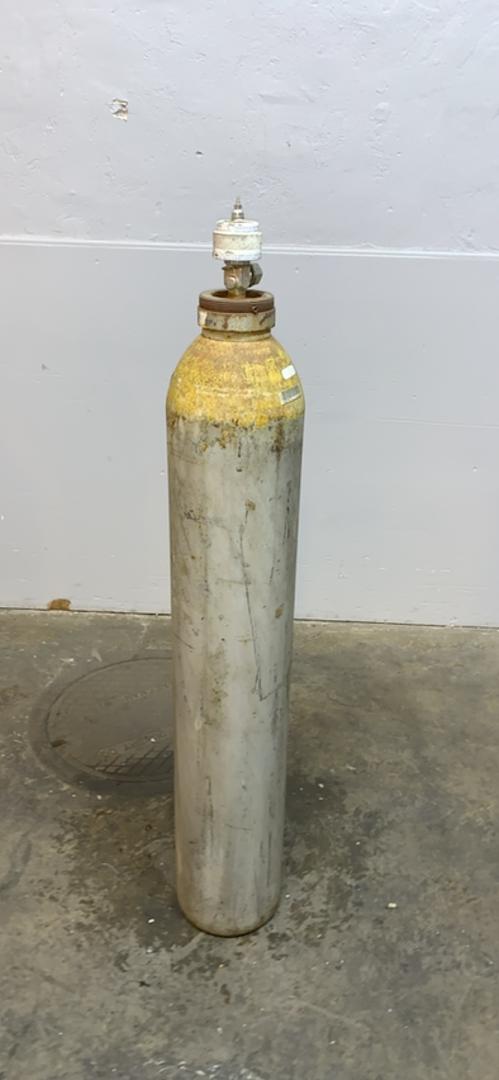 8"x57" Tall Metal Gas Storage Tank Cylinder(S6LLST8761)
