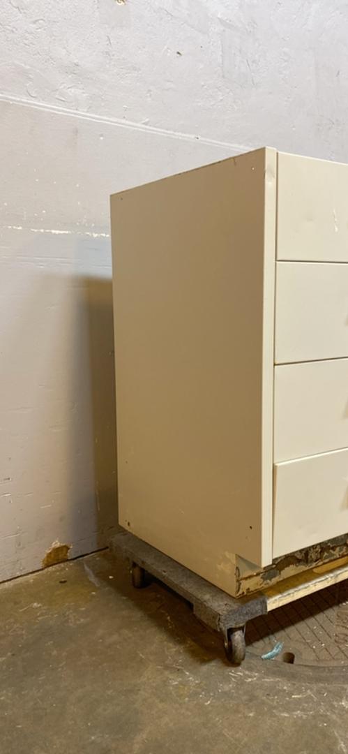 24x23x34" 2' St Charles 4 Drwr Casework Lab Cabinet(S6LLST6492)
