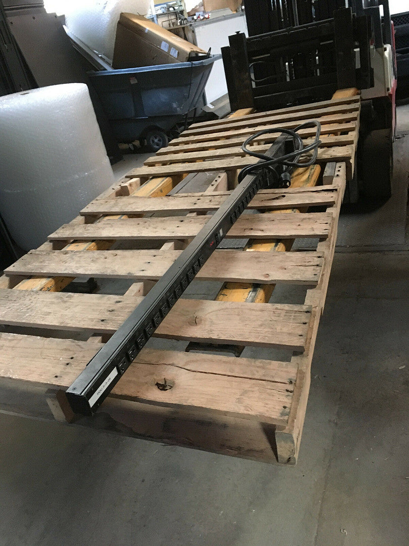 *Pickup Only* APC AP7832 Rack PDU, Metered, Zero U, 30A, 120V, 24 l5-30p Plug (S6LLST0316)