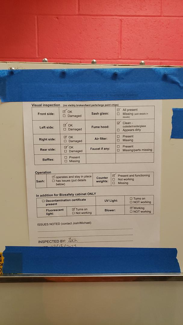 Baker SterilGARD Fumehood(S6LLST3691)