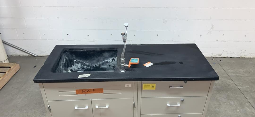 55" St Charles Black Epoxy Sink Bundle(S6LLST7134)