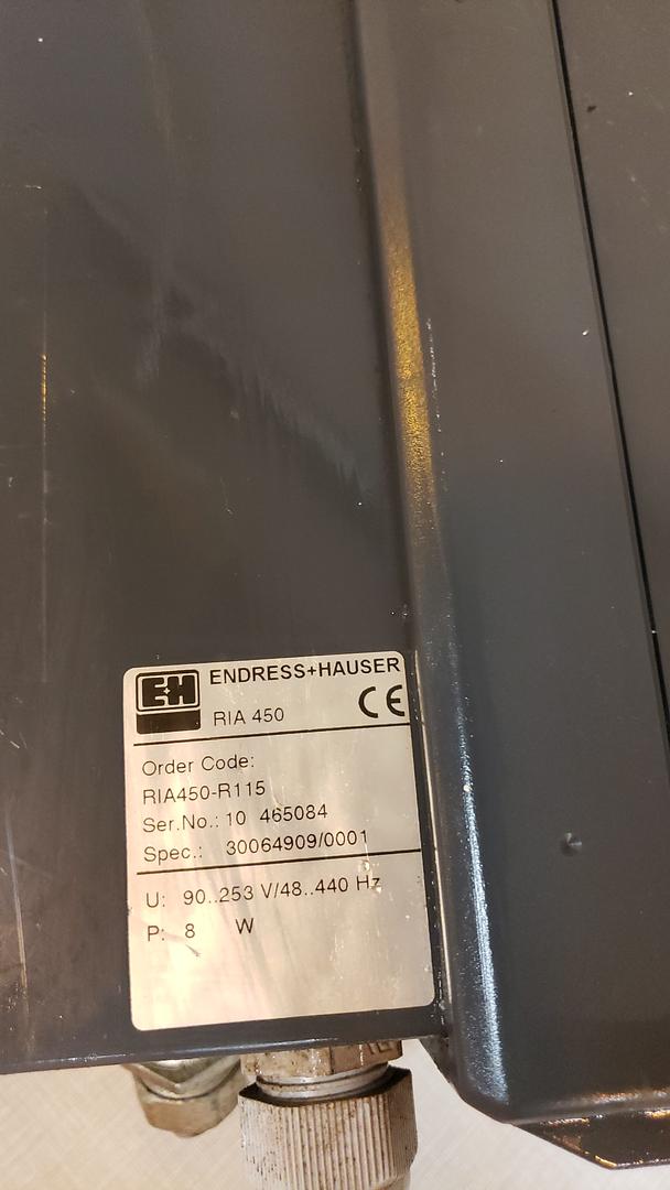 Endress+Hauser RIA 450 Process Display(S6LLST8181)
