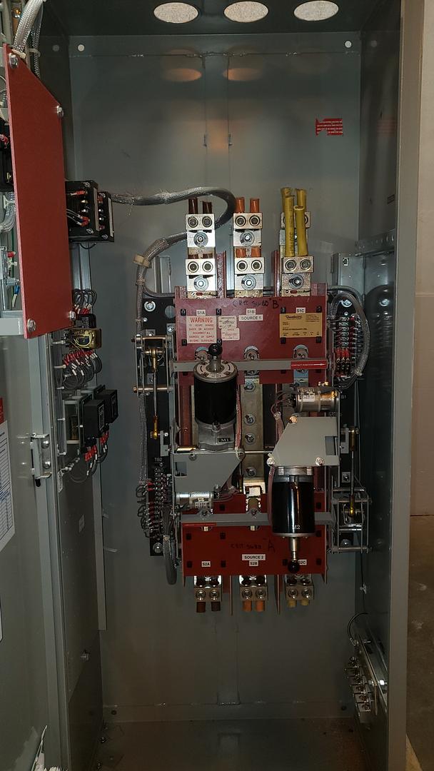 800A Siemens Russelectric ATS 277/480 RTS03 Transfer & Bypass Switch(S6LLST10508)