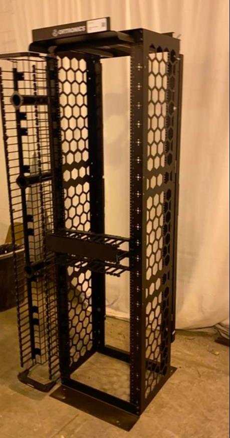ORTRONICS 2 post telecom tower w/ mesh sides(S6LLST3473)
