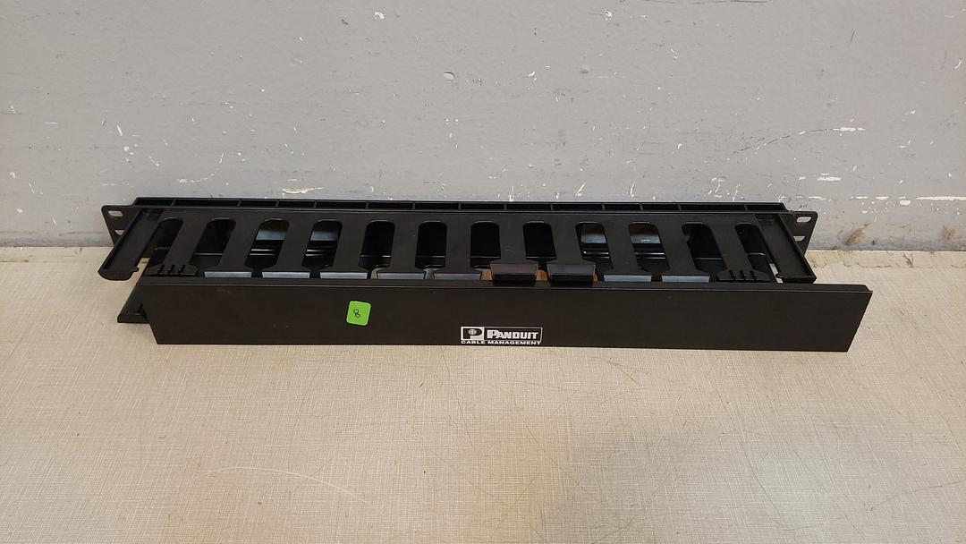 *Pickup Only* Lot of 6 Panduit Horizontal Cable Management 2 RU black(S6LLST11148)