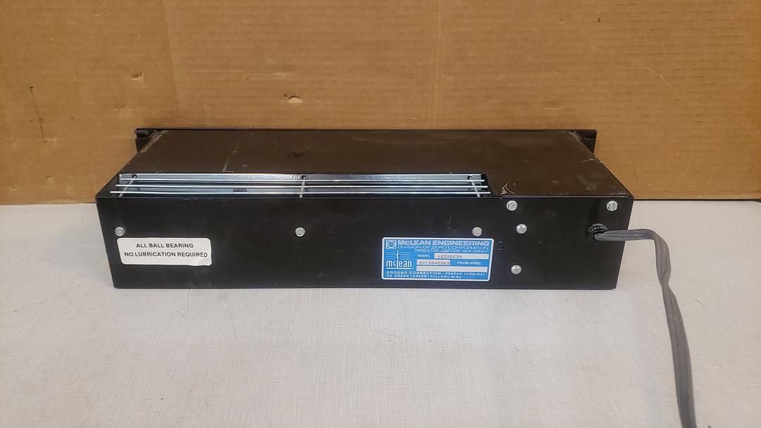 MCLEAN ENGINEERING LABORATORIES 2EB512E FAN UNIT 1e220c35 19”x6.75” Blower(S6LLST8532)