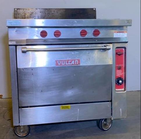 Vulcan Stainless Steel Cook Top 4 Burners on Wheels(S6LLST4440)
